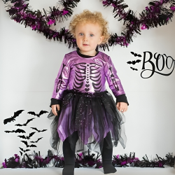 Dress Skeleton Purple Blink...