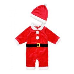 Kostum Santa Buttons Red Boy