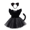 Kostum Penyihir Witch Black Cat Dress