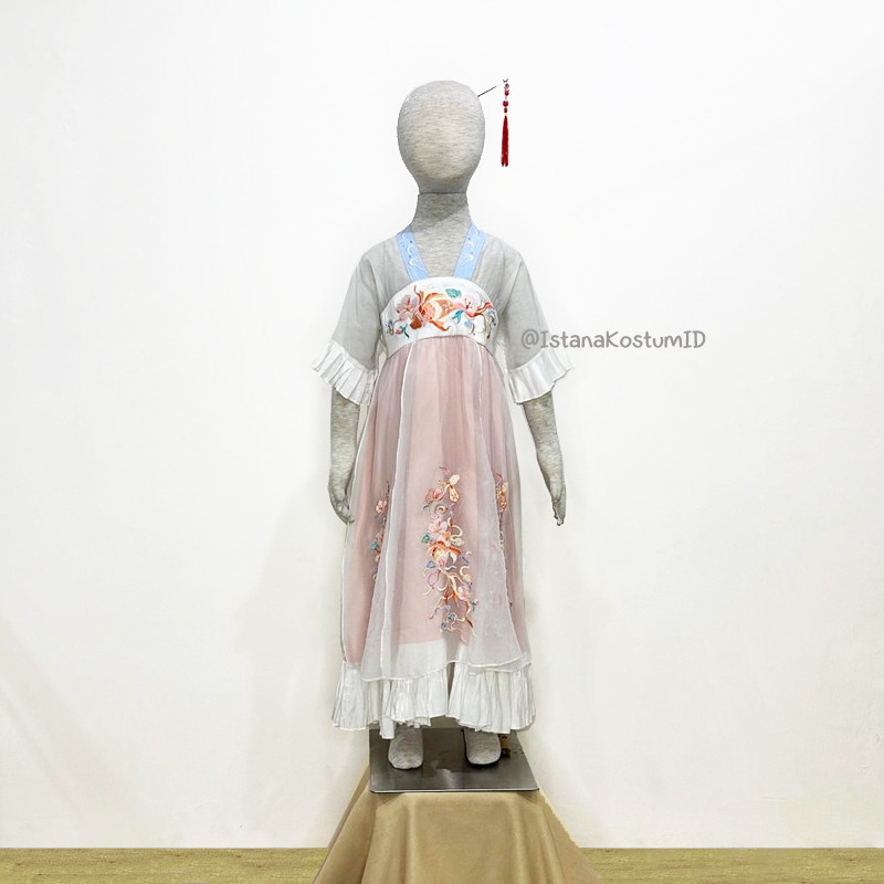 Baju Negara China Hanfu Blue Saleem Girl