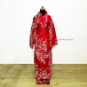 Baju Negara Jepang Kimono Red White Sakura Wanita Dewasa