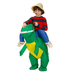 Kostum Tyrex Green Dinosaurus karnaval sewa istana kostum