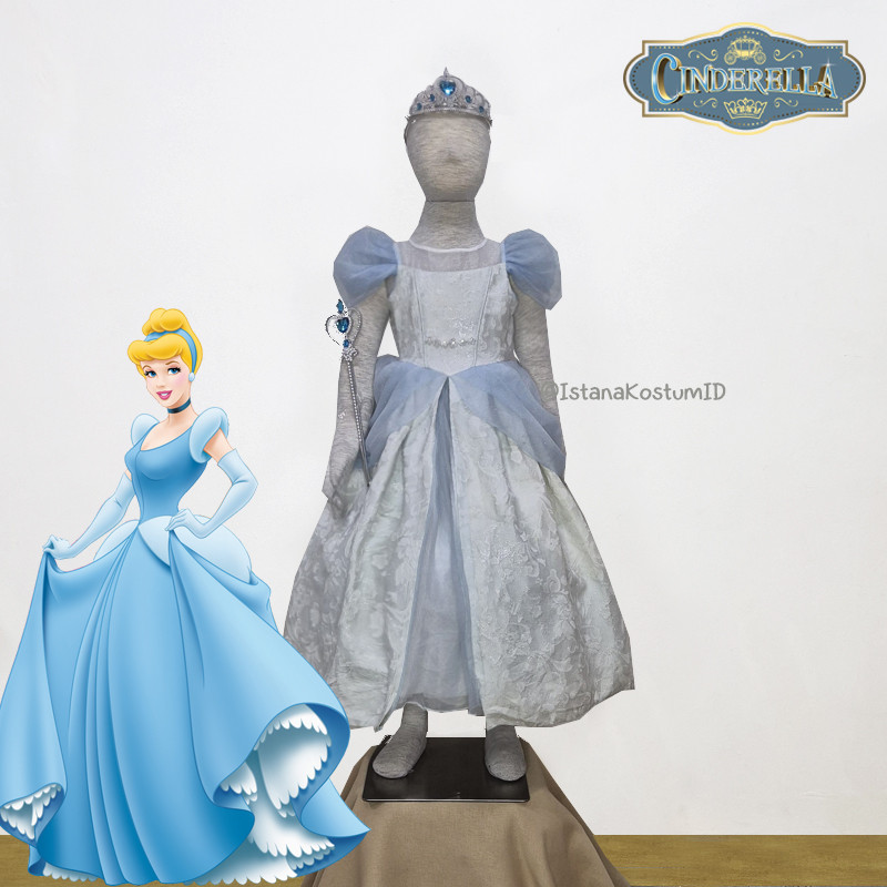 Dress Princess Cinderella Blue F Ori Disney Tokyo Resort