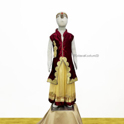 Baju Negara India Red Gold...
