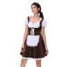 Baju Negara Jerman Brown Velvet Wanita Dewasa