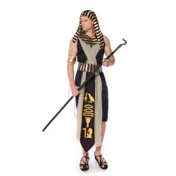 Sewa Baju Negara Mesir Firaun Black Gold Long Pria Dewasa Istana Kostum Jakarta Barat
