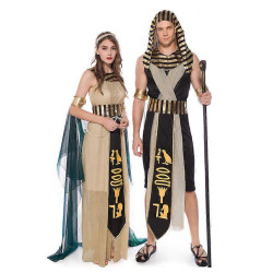 Sewa Baju Negara Mesir Firaun Black Gold Long Pria Dewasa Istana Kostum Jakarta Barat