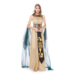 sewa Baju Negara Mesir Ratu Emerald Gold Egypt Wanita Dewasa jakarta barat istana kostum
