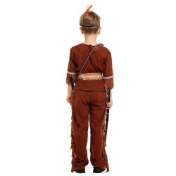 Baju Negara Indian Brown Native Amerika Boy