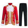 Baju Negara Eropa Red Prince Victorian Pria Dewasa