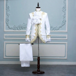Baju Negara Eropa White...
