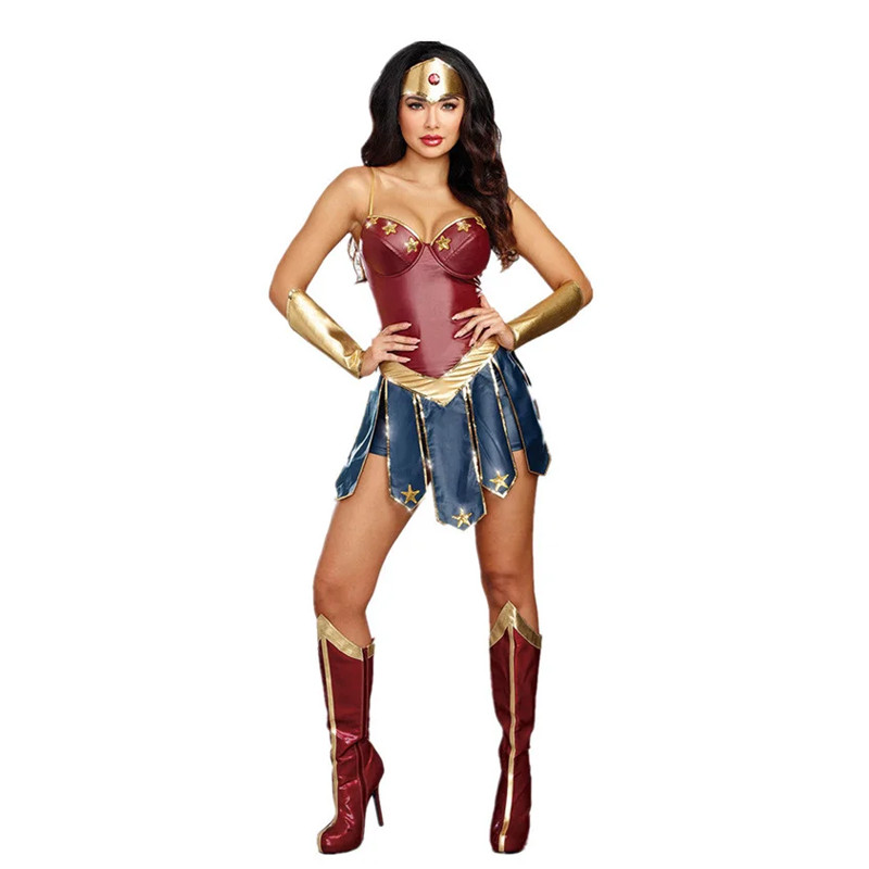 Kostum Wonder Woman Premium Wanita Dewasa