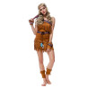 sewa kostum Baju Negara Indian Brown Native Amerika A Wanita Dewasa