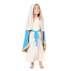 Kostum Bunda Maria Natal Paskah Alkitab Virgin Mary Girl
