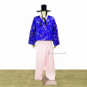 Baju Negara Korea Royal Blue Pria Dewasa