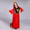 Baju Negara China Uighur Tibet Mongol Red Wanita Dewasa