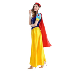 Dress Princess Snow White Velvet Wanita Dewasa