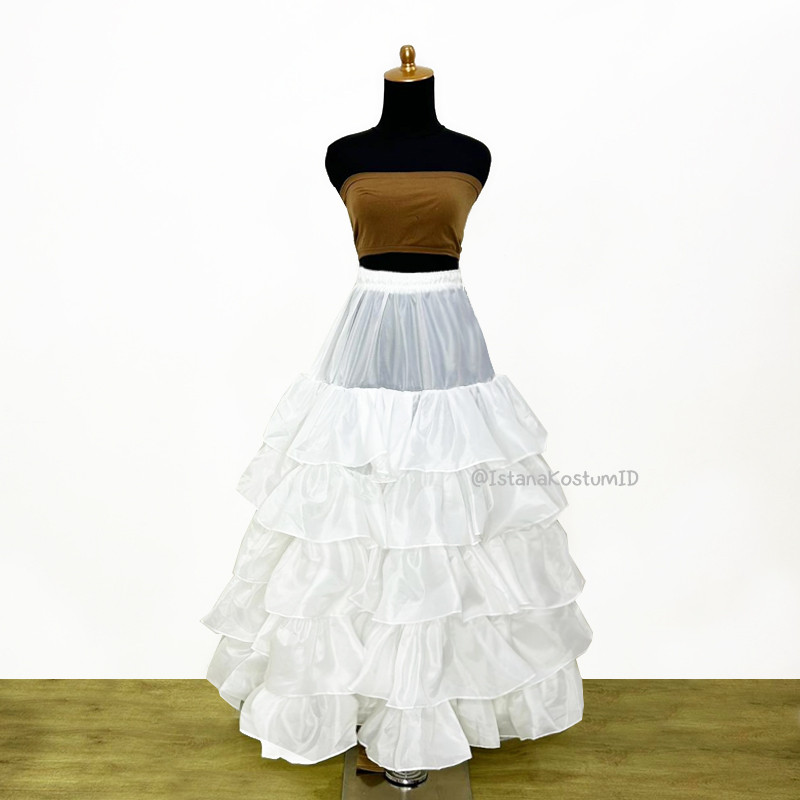 Aksesoris Petticoat 5 Tiers Wanita Dewasa