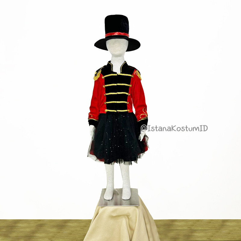 Kostum Sirkus Red The Greatest Showman Circus Girl