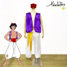 Kostum Aladdin Purple Arab Pria Dewasa