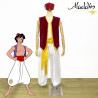 Kostum Aladdin Red Velvet Arab Pria Dewasa