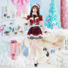 Kostum Santa Claus Red Scotland Malymoon Anime Wanita Dewasa
