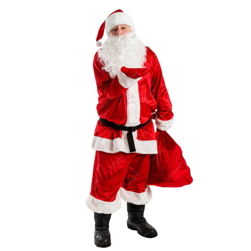 Kostum Santa Claus E Classic Pria Dewasa