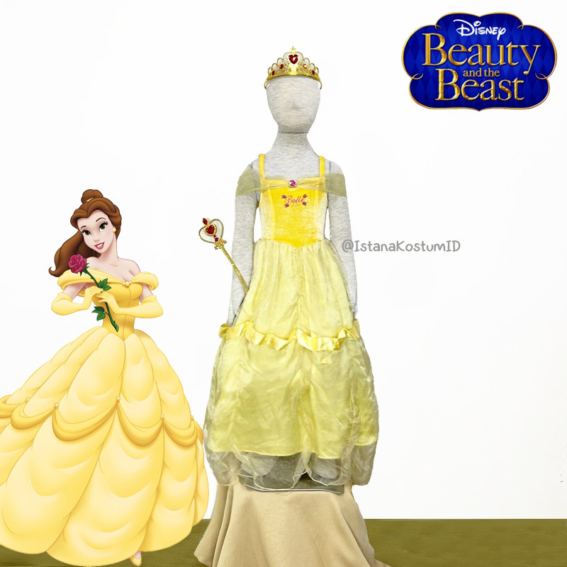 Dress Princess Belle Yellow A Ori Disney