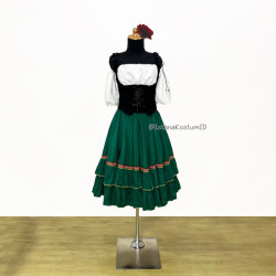 Baju Negara Spanyol White...