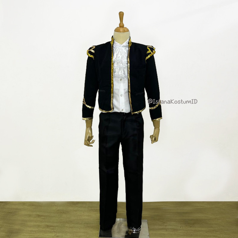 Baju Negara Eropa Prince Black A Pria Dewasa