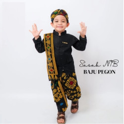 Baju Adat Sasak NTB Baju Pegon Nusa Tenggara Barat Boy