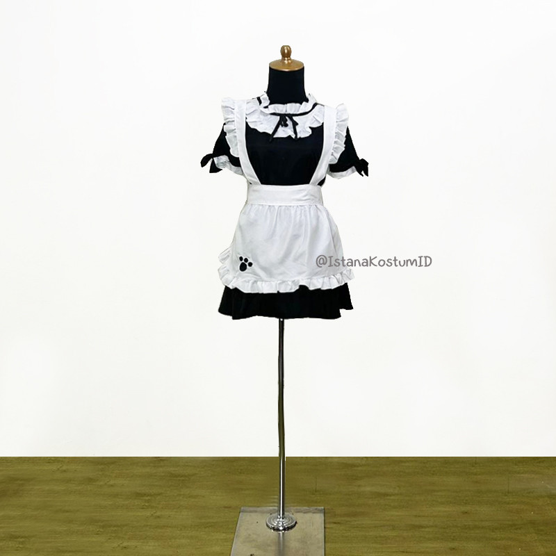 Baju Profesi Maid Black White D Eropa Pet Care Wanita Dewasa