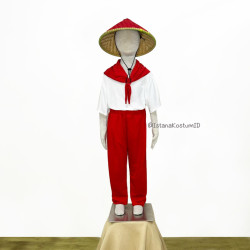 Baju Negara Filipina Philipine Red White Boy