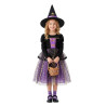 Kostum Penyihir Witch Purple Black Star Girl
