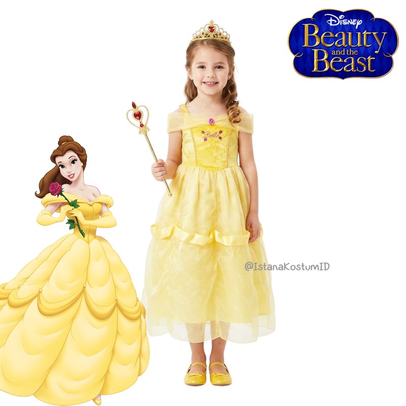 Dress Princess Belle Yellow A Ori Disney
