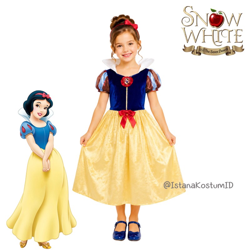 Dress Princess Snow White Ori Disney Princess