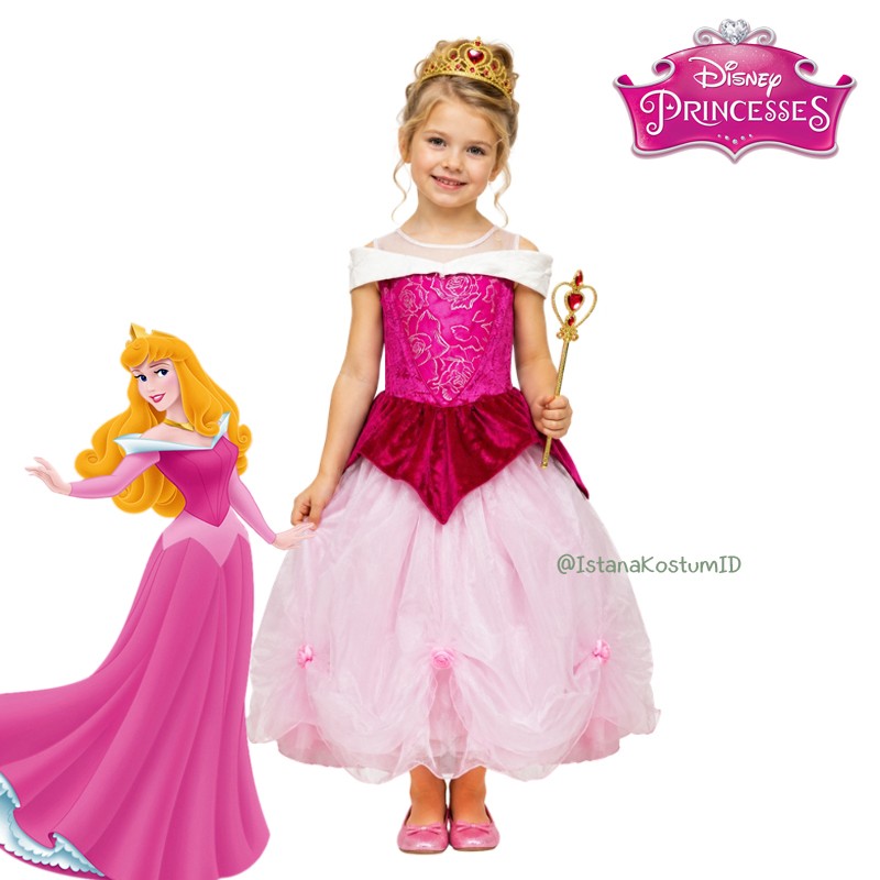 Dress Princess Aurora Rose Ori Disney