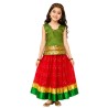 Baju Negara India Green Etnic Girl