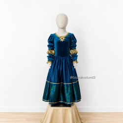 Kostum Princess Tosca Saphire Merida Ori Disney Girl