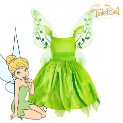 Dress Tinkerbell Fairy sewa baju istana kostum