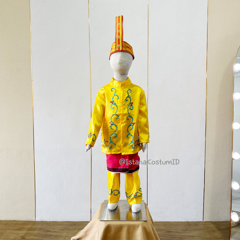 Baju Adat Bodo Bugis Makassar Yellow Boy