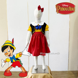 Dress Pinokio Girl Pinocchio