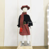 Baju Negara Skotlandia Tartan Scotland Girl sewa istana kostum