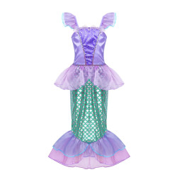 Set Mermaid Ariel Purple