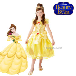Dress Princess Belle Carriage Yellow Disney