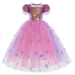 Dress Princess Rapunzel Disney Flower Girl