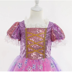 Dress Princess Rapunzel Disney Flower Girl