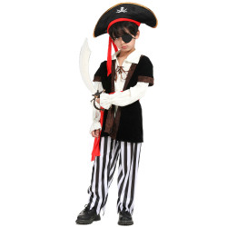 Kostum Pirate Boy Stripe
