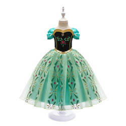 Dress Princess Anna Frozen Green