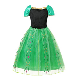 Dress Princess Anna Frozen Green